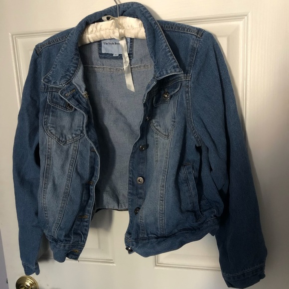Distressed Vintage Jean Jacket - Picture 2 of 4